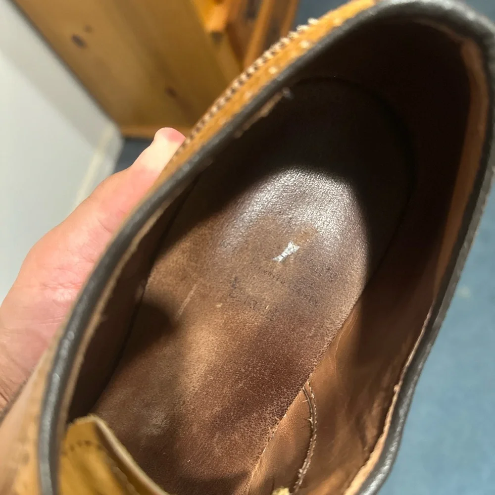 Allen Edmonds Two-Tone Brown Brogue Oxfords